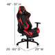 Red |#| Desk Bundle - Red Gaming Desk, Cup Holder, Headphone Hook and Reclining Chair