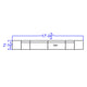 Black |#| 6 PC Black LeatherSoft Modular Reception Configuration w/Taut Back &Seat