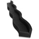 Black |#| 7 PC Black LeatherSoft Modular Reception Configuration w/Taut Back &Seat