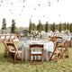 Chestnut |#| Indoor/Outdoor Lightweight Wood Look Resin Folding Event Chair in Chestnut