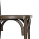 Dark Brown |#| Indoor/Outdoor Commercial Grade Wood Look Resin Thonet Style Chair in Dark Brown