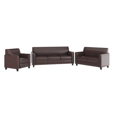 HERCULES Diplomat Series Reception Set with Clean Line Stitched Frame - View 1