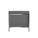 Gray |#| Contemporary Gray LeatherSoft Middle Chair - Reception &Home Office Chair