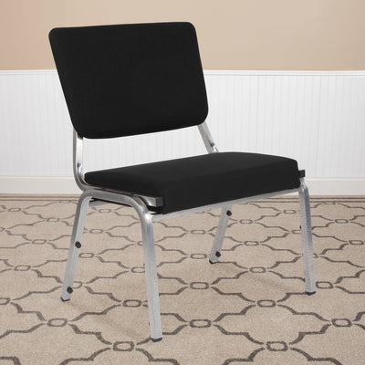 HERCULES Series 1000 lb. Rated Antimicrobial Bariatric medical Reception Chair with 3/4 Panel Back - View 2