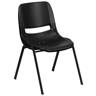 HERCULES Series 440 lb. Capacity Kid's Ergonomic Shell Stack Chair with 12" Seat Height - View 1