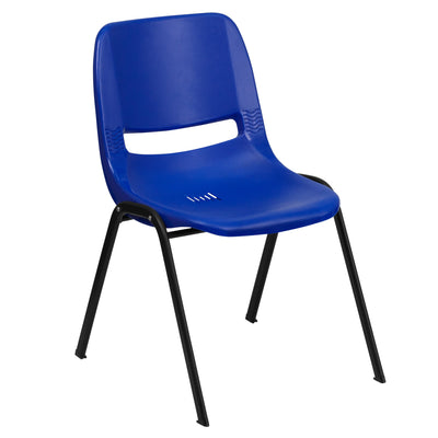 HERCULES Series 661 lb. Capacity Ergonomic Shell Stack Chair with 16'' Seat Height - View 1