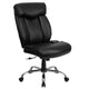 Black LeatherSoft |#| Big & Tall 400 lb. Rated High Back Black LeatherSoft Executive Office Chair