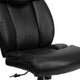 Black LeatherSoft |#| Big & Tall 400 lb. Rated High Back Black LeatherSoft Executive Office Chair