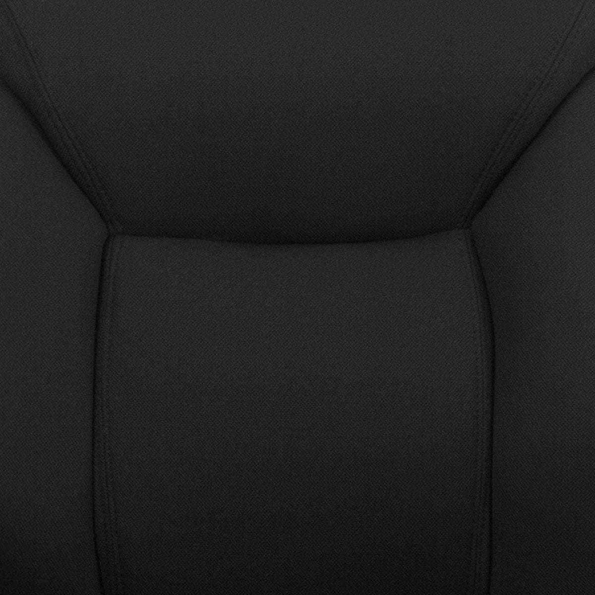 Black Fabric |#| Big & Tall 400 lb. Rated Mid-Back Black Fabric Swivel Ergonomic Office Chair