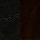 Black Vinyl Seat/Walnut Wood Frame |#| Ladder Back Walnut Wood Restaurant Chair - Black Vinyl Seat