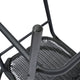 Black |#| Commercial Indoor-Outdoor Rattan Restaurant Barstool Black Frame-Black