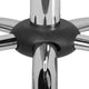 Backless Black Adjustable Multi-Purpose Ergonomic Stool With Chrome Base