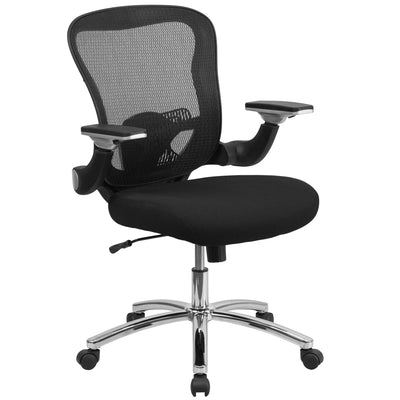 Mid-Back Mesh Executive Swivel Ergonomic Office Chair with Height Adjustable Flip-Up Arms