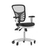 Nicholas Mid-Back Multifunction Executive Swivel Ergonomic Office Chair with Adjustable Arms and Transparent Roller Wheels