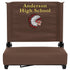 Personalized Grandstand Comfort Seats by Flash - 500 lb. Rated Stadium Chair with Handle & Ultra-Padded Seat