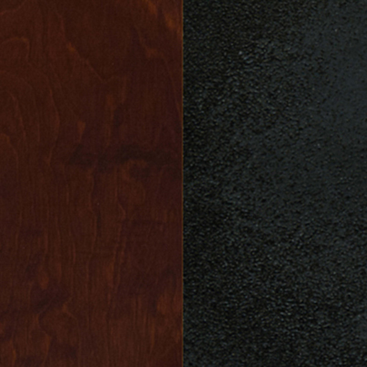 Walnut Wood Seat/Black Metal Frame |#| Black School House Back Metal Restaurant Barstool - Walnut Wood Seat