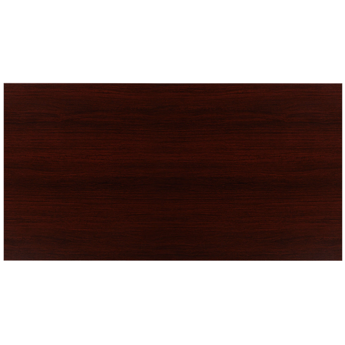 Mahogany Top/Black Frame |#| Industrial Modern Desk-47inchL Commercial Grade Home Office Desk-Mahogany/Black