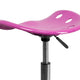 Candy Heart |#| Vibrant Candy Heart Tractor Seat and Chrome Stool - Drafting & Office Stools