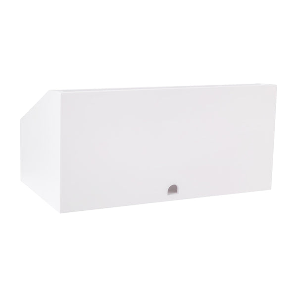 White |#| Premium Engineered Wood Home Office Desktop Organizer in White Finish