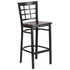 Window Back Metal Restaurant Barstool