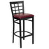 Window Back Metal Restaurant Barstool