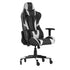 X20 Gaming Chair Racing Office Computer PC Adjustable Chair with Reclining Back and Transparent Roller Wheels