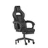 X40 Gaming Chair Racing Computer Chair with Fully Reclining Back/Arms and Transparent Roller Wheels, Slide-Out Footrest