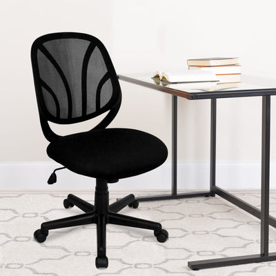 Y-GO Office Chair Mid-Back Mesh Swivel Task Office Chair with Flex Bars